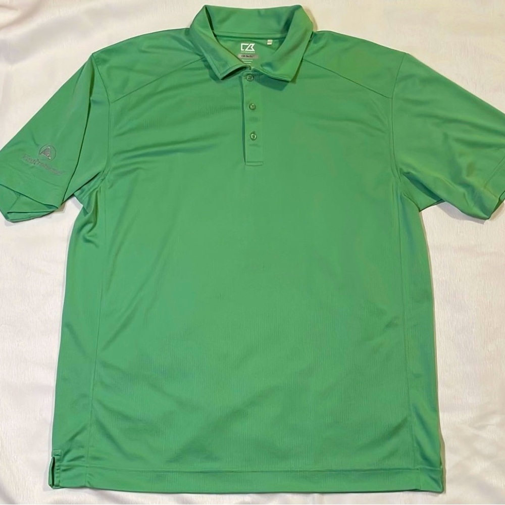 Cutter & Buck Green Polo Shirt XLarge